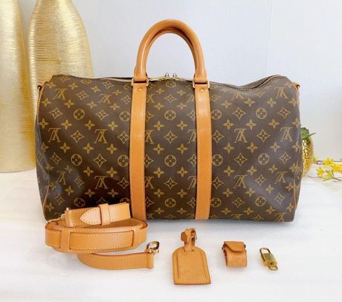 Louis Vuitton Keepall 45 + strap Monogram Canvas – l'Étoile de