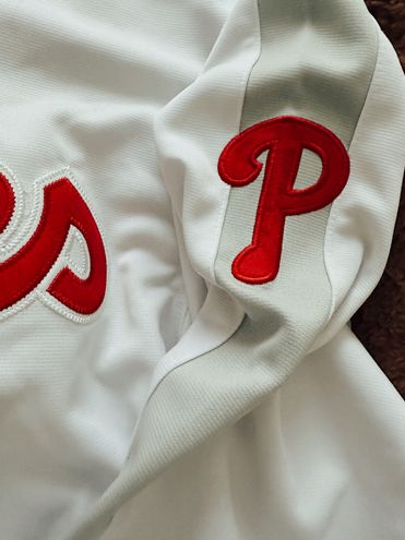 Stitches Phillies Retro Jacket White Size L - $148 - From Carly