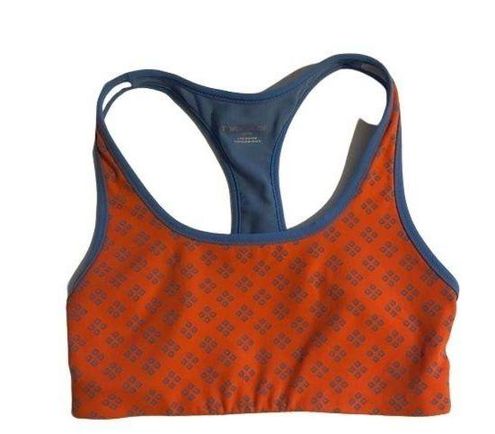 Blue Racer Back Sports Bra