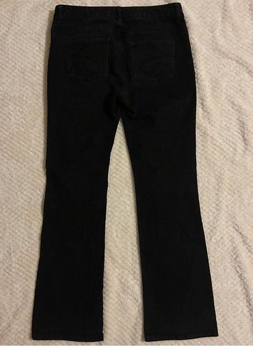 Simply Vera Wang Bootcut Lowrise Jeans Black Size 8 - $13 - From Hannah