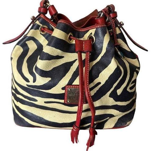 Dooney & Bourke Zebra Leather Satchel