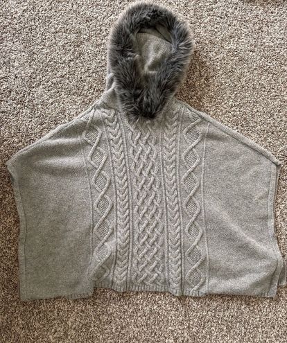 Gap clearance poncho sweater