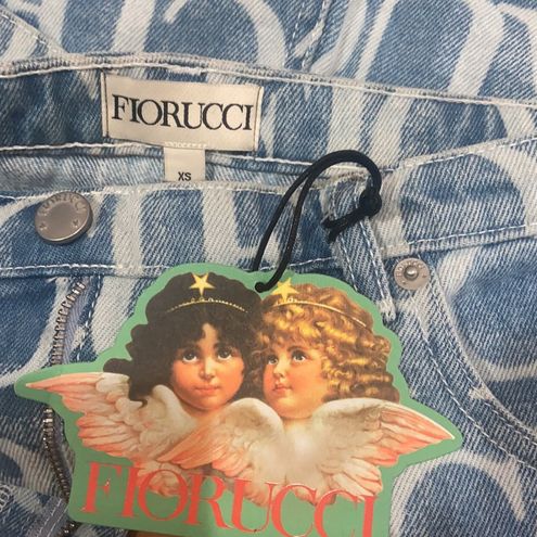 Fiorucci Laser Monogram Denim Jacket