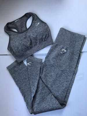 Gymshark Vital Seamless Leggings And Sports Bra Gray Size XS - $80