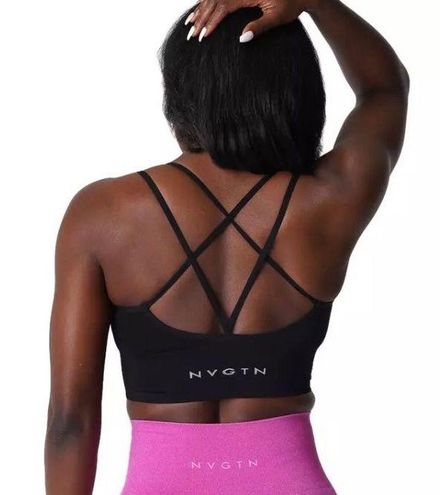 NVGTN NWT Large Black Flourish Bra - $30 (14% Off Retail) New