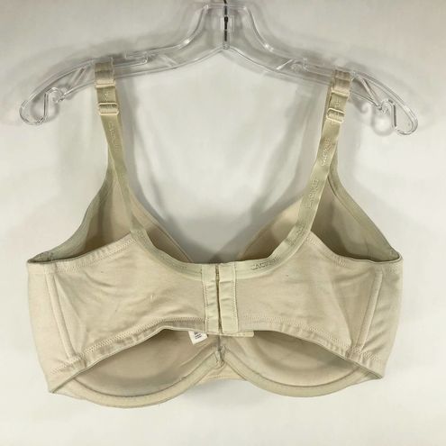 Cacique 38F Bra White Plunge Cotton Stretch Boost Push Up Padded Lane  Bryant 89 Size undefined - $23 - From Bailey