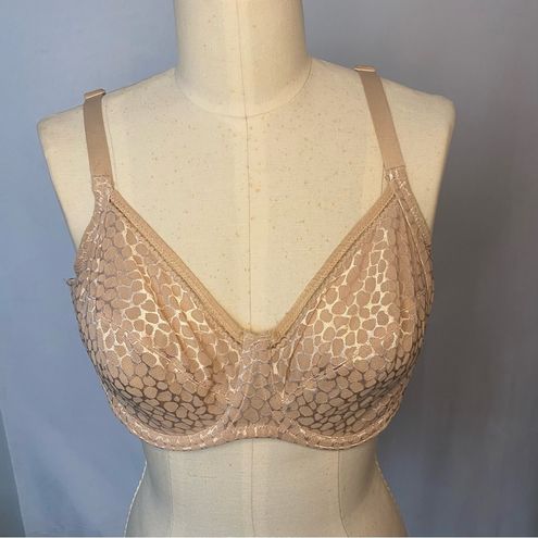 Wacoal Alluring Full Figure Underwire Bra Nude Tan 40D 855107 Size undefined  - $27 - From Alia