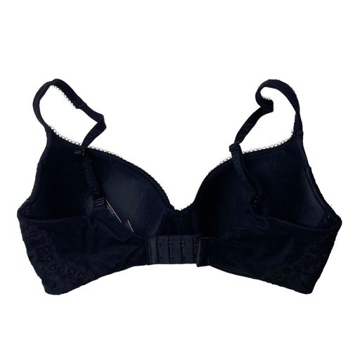 Victoria's Secret Body By Victoria Lined Demi black lace Bra 32DD