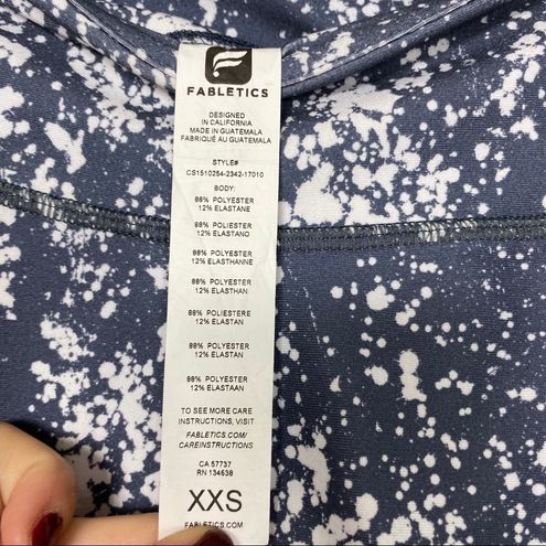 Fabletics 𝅺 Mid-Rise Printed PowerHold Capri Galaxy XXS Black - $25 - From  Jamie