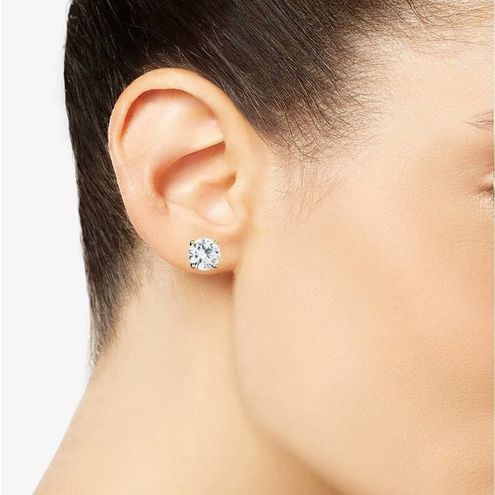 Giani Bernini NEW 6 Pair EARRINGS Solitaire 18k Gold Over Silver & CZ Stud  Posts - $49 New With Tags - From Beautiful