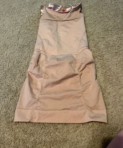 Spanx Slimmer and shine nude strapless dress slip never worn Tan