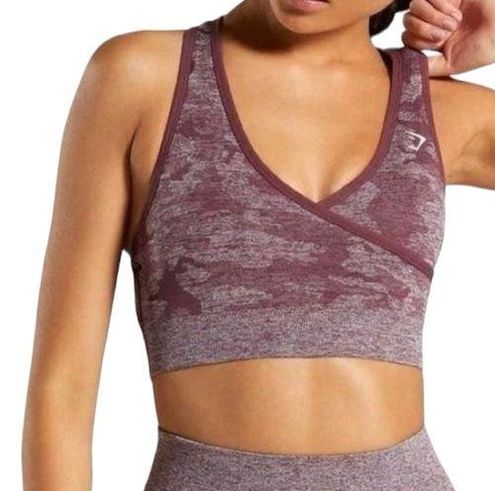 Gymshark Adapt Animal Seamless Sports Bra - Modern Blush Pink