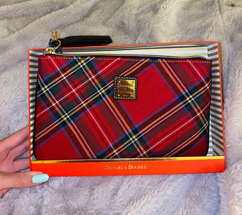 Dooney & Bourke Tartan Crossbody Pouchette Black | Boscov's