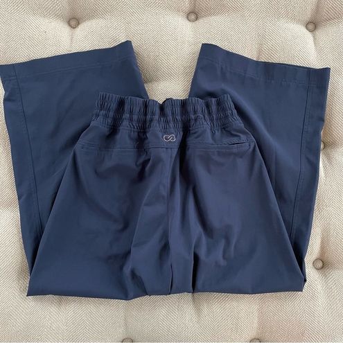 Calia by Carrie Calia Carrie Underwood Navy Blue Wide Leg Crop Pants S -  $28 - From Krista