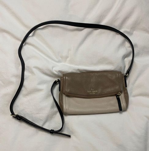 Kate Spade Tan Cream And Black Crossbody Purse - $30 - From Madelyn