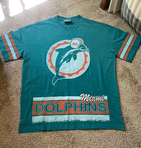 Miami Dolphins T-Shirt Green Size XL - $21 - From Amelia