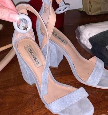 Steve Madden Dusty blue Heels Size 7 