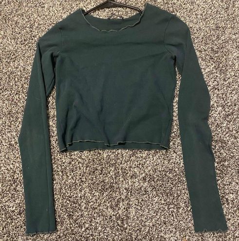 Brandy Melville green crop top - $12 (60% Off Retail) - From Bri