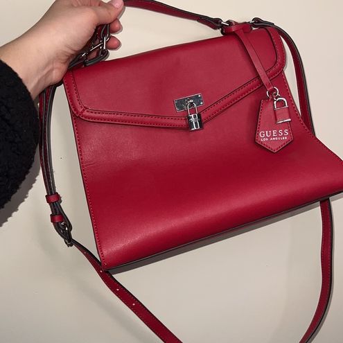 Guess crossbody handbag purse red shoulder bag hand bag lightweight - $15 -  From Britney