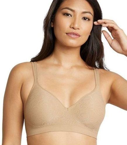 Bali Women's Comfort Revolution Wireless Bra 3463 Beige - 36DD