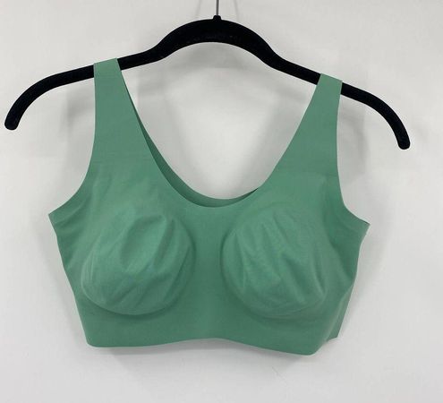 Knix LuxeLift Pullover Bra Stretchy Pistachio Mint Green Bralette
