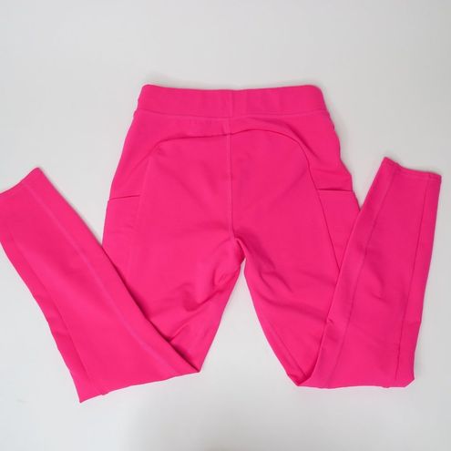 Alo Yoga Checkpoint High Waist Pocket 7/8 Leggings Hot Pink - Size Small