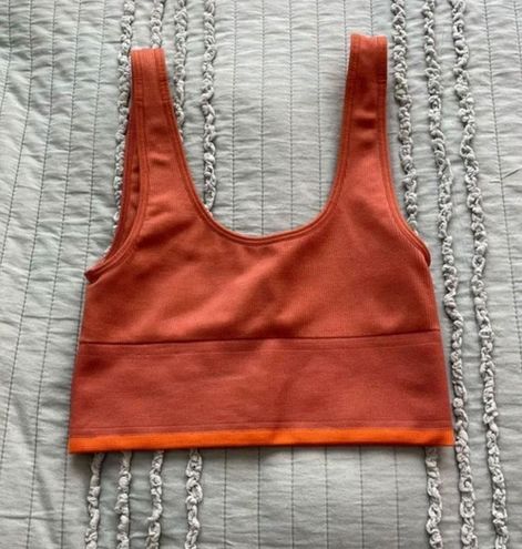 Seamless Rib Longline Sports Bra