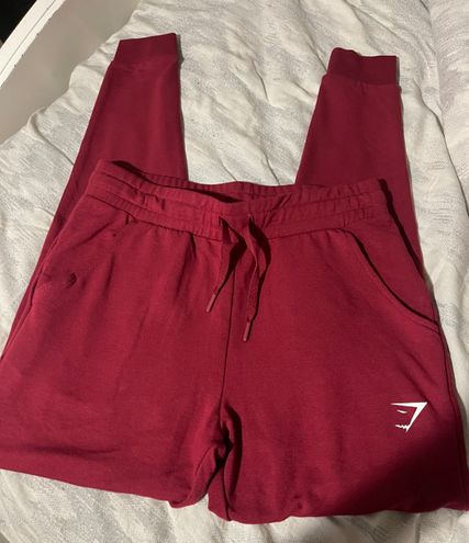 NEW Gymshark Pippa Training Joggers in burgundy. Size Small.