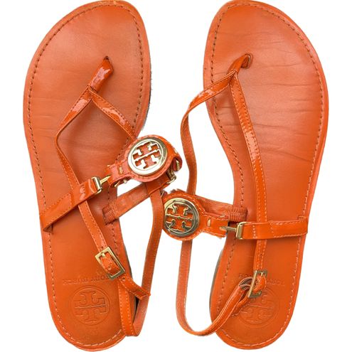 Tory Burch Equestrian Ali Thong Sandals Orange Size  - $65 (66% Off  Retail) - From Chrystal