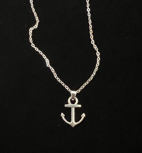 Effy | Jewelry | Effy Silver Tone Anchor Pendant With 8 Chain | Poshmark