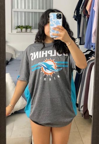 dolphins nfl dri-fit shirt Gray Size L - $28 - From Briss