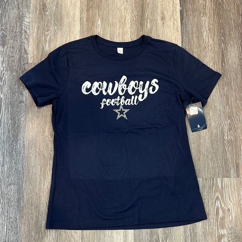 : NFL Dallas Cowboys Womens Distressed Coaches Tee