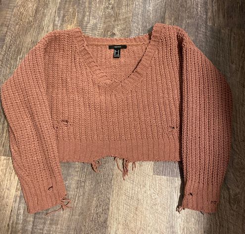 oversized cropped sweater