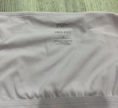 Nike Yoga Luxe Women's Shelf-Bra Workout Tank in Lavender Purple Size 3X  NWT - $48 New With Tags - From Tinnie