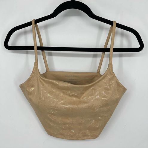 Metallic Snake Cami - Brown – Carbon38