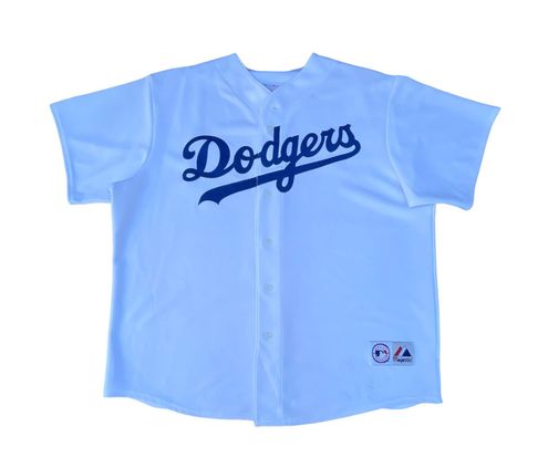 dodgers button up jersey