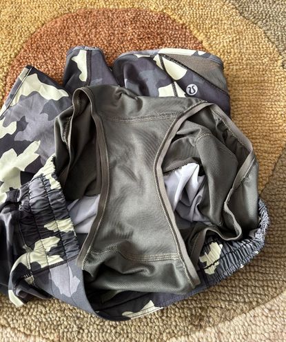 Lululemon Like-New Hotty Hot Shorts Heritage 365 Camo Green