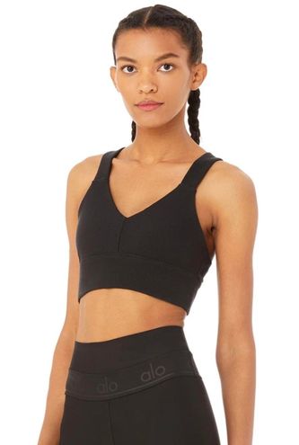 Alo Yoga Emulate Bra Black Size M - $50 (19% Off Retail) - From Nicole