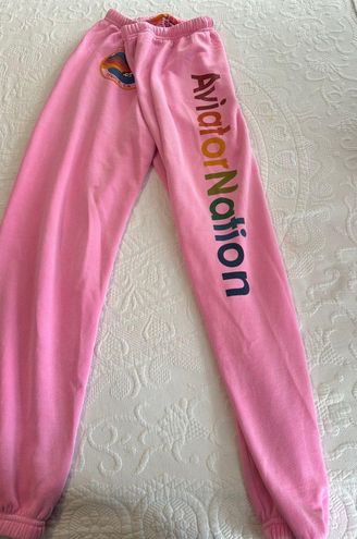 Aviator Nation Pink Sweatpants Size L - $115 (32% Off Retail) - From brianna