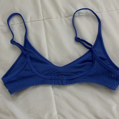 Aerie Crinkle Voop Binding Bikini Top