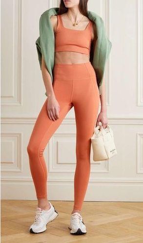 Girlfriend Collective Compressive Stretch Leggings Medium in Terracotta  Orange - $32 - From Patricia