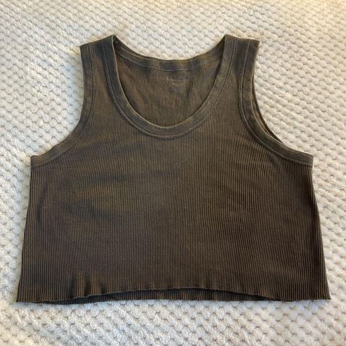 Brandy Melville Brown Connor Tank Top Size undefined - $8 - From Anissa