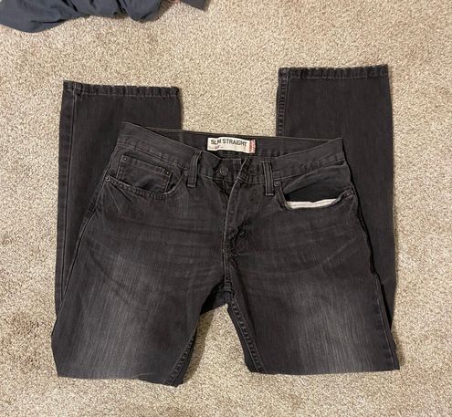 Levi's 514 Black Slim Straight Jeans Size 31 - $30 - From Elle