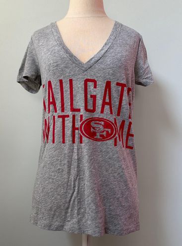 Victoria's Secret NWT PINK 49ers T-shirt Gray Size M - $40 New