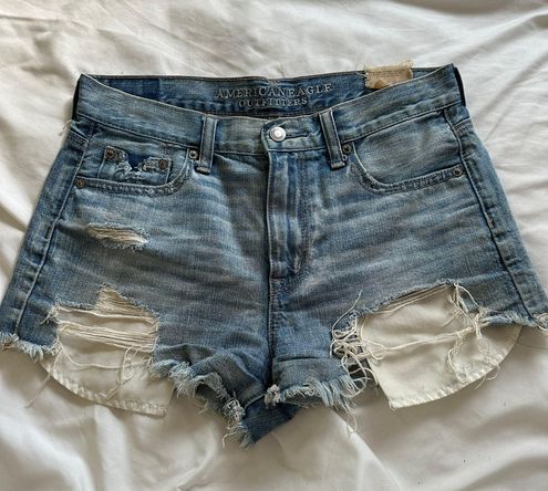 American Eagle Jean Shorts Blue Size 4 - $22 (56% Off Retail) - From Hannah