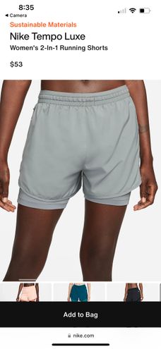 Nike Tempo Luxe Women's 2-In-1 Running Shorts