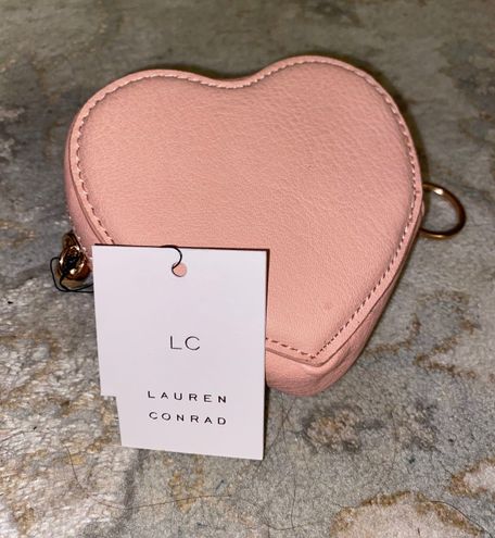 LC Lauren Conrad Heart Coin Pouch