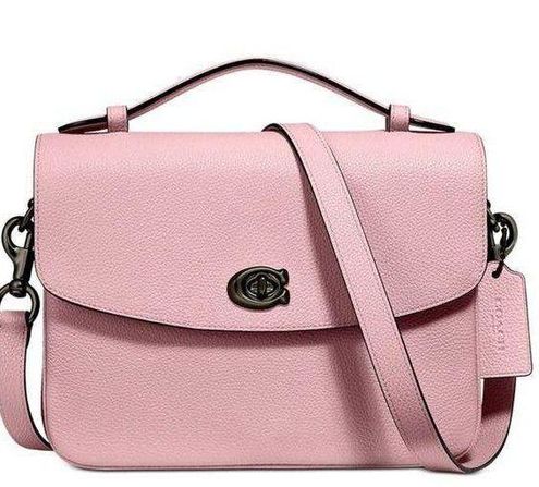 Coach Cassie Crossbody Top Handle Pebbled Leather Aurora Pink - $195 - From  Bincy
