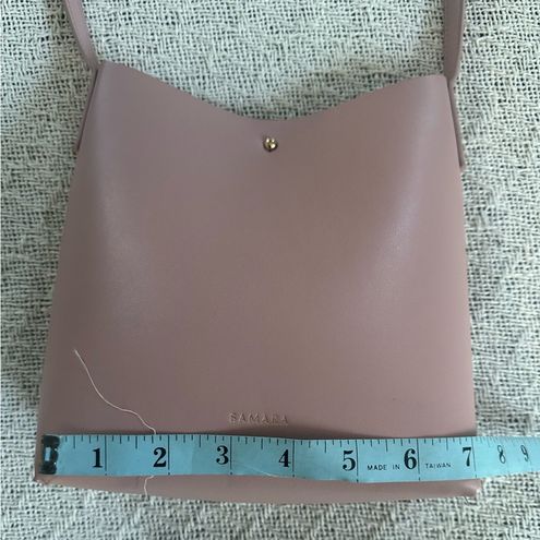 Samara Shoulder Bag Purse Crossbody Peony Pink Adjustable Strap