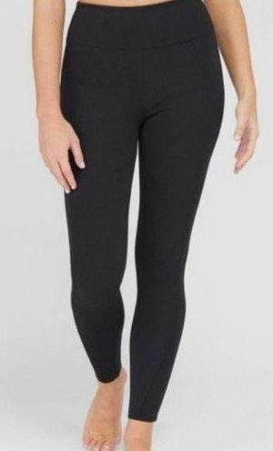 Spanx Assets by black ponte knit shaping leggings size small - $27 - From  Gina